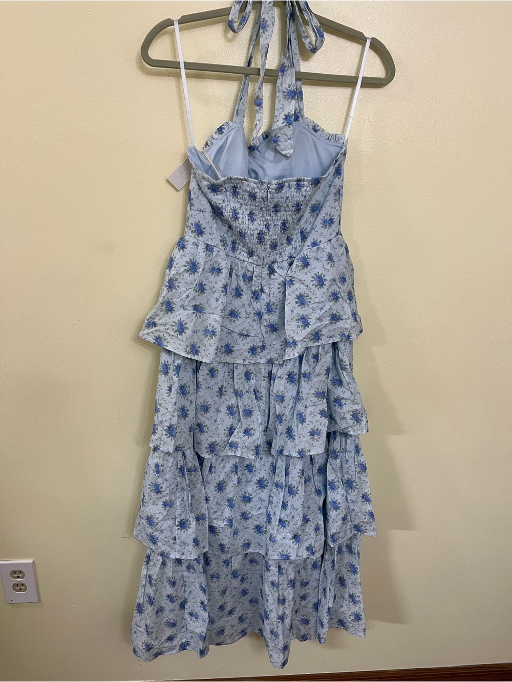 NEW Altar’d State Light Blue Solene Floral Maxi Dress Size S and M Available NWT - Picture 7 of 11